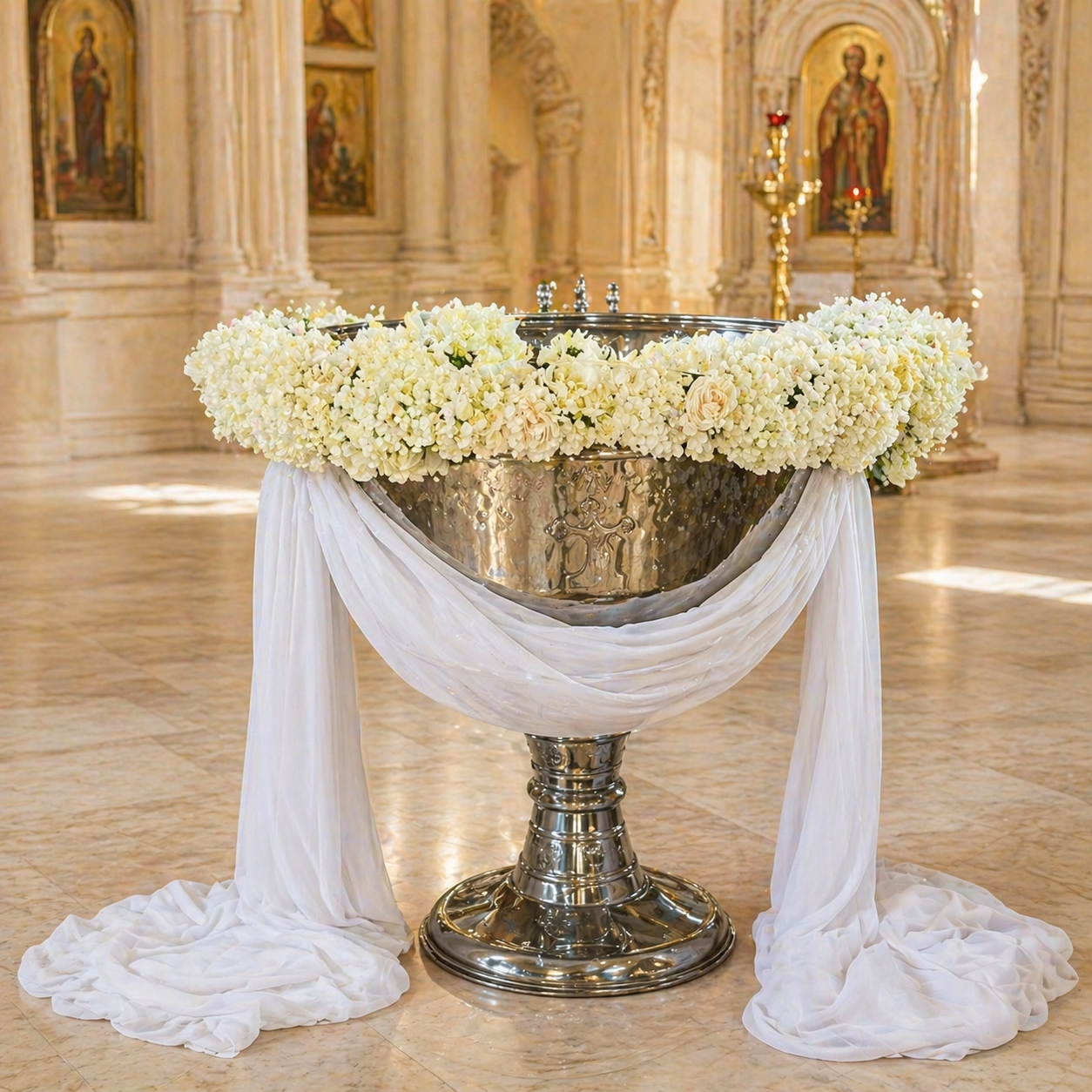 Cristelnita Bucuresti Ivory Veil