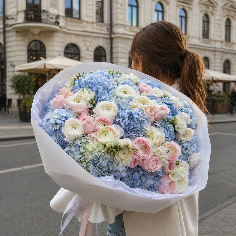 Buchet premium Bucuresti Blue Romance