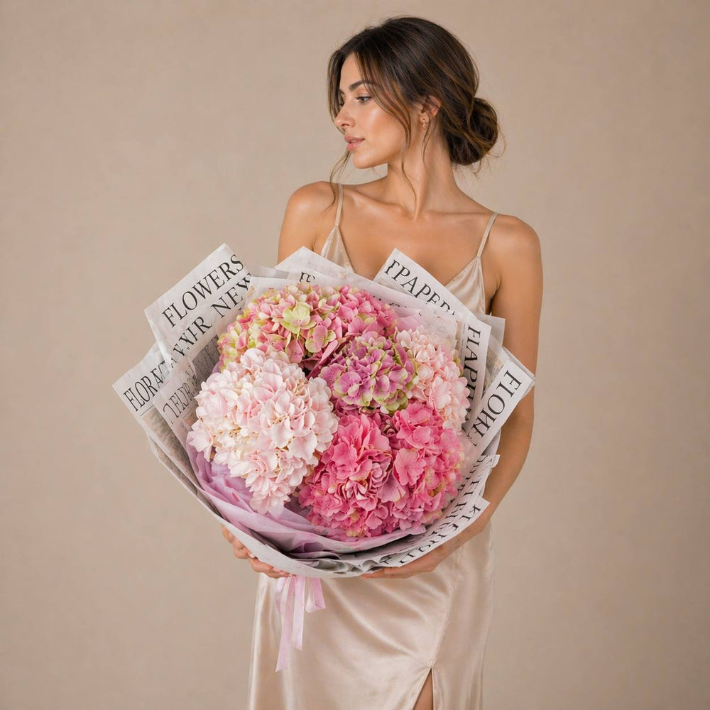Buchet hortensia land