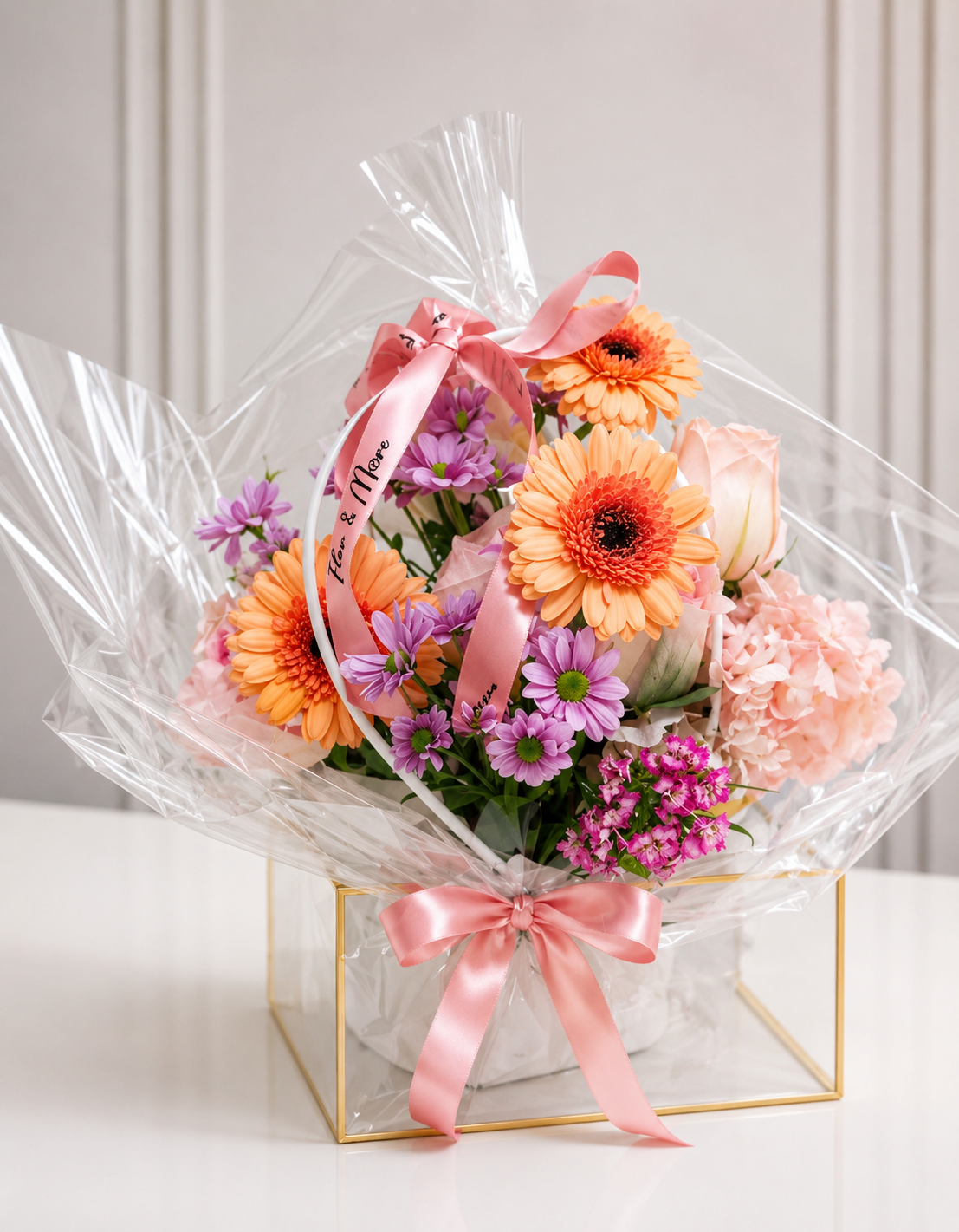 Aranjament Floral Peach Delight București