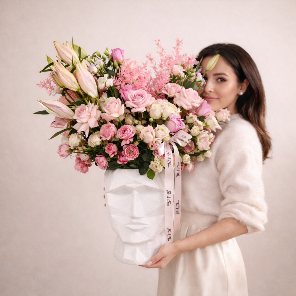 Aranjament Premium Bucuresti Pink Muse