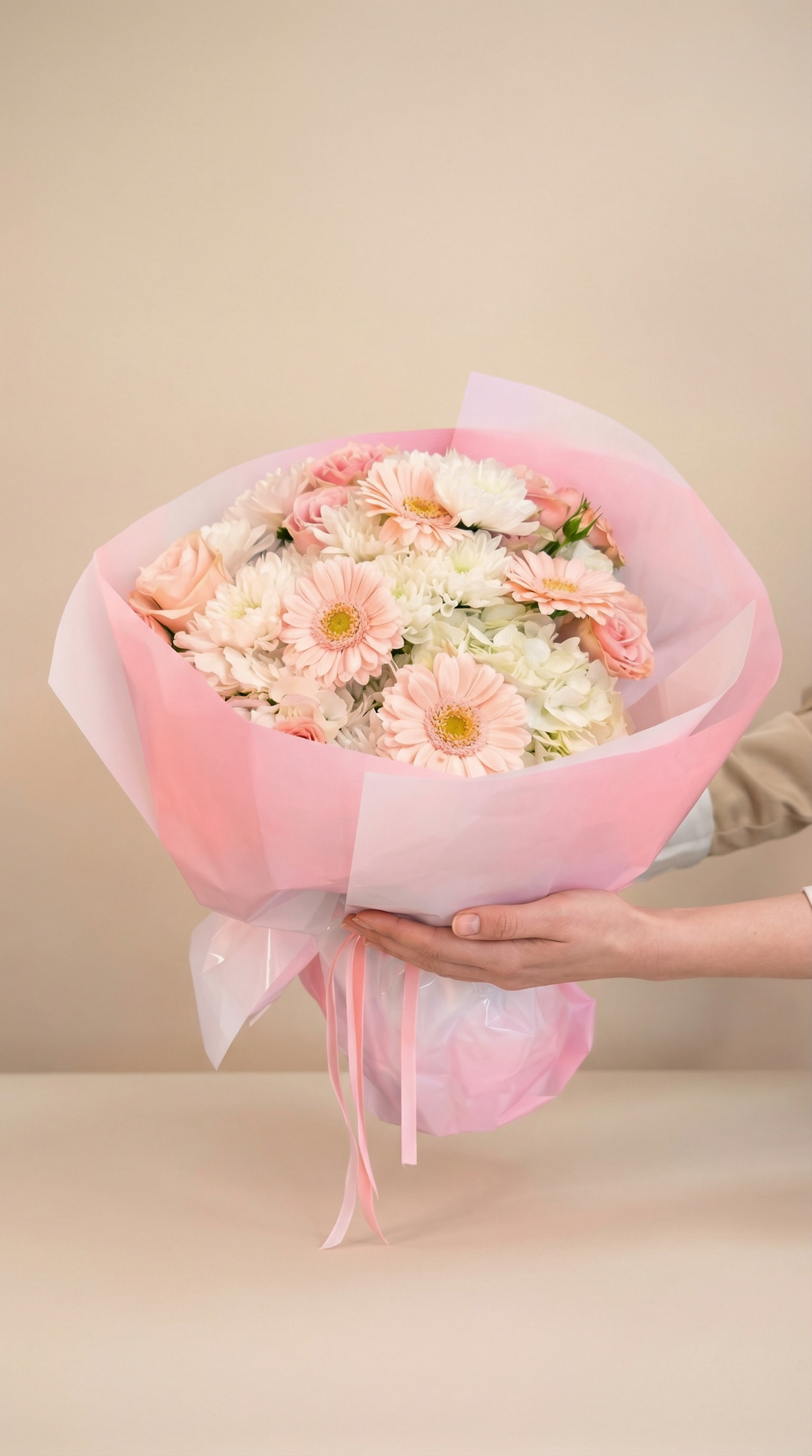 Buchet flori Peach