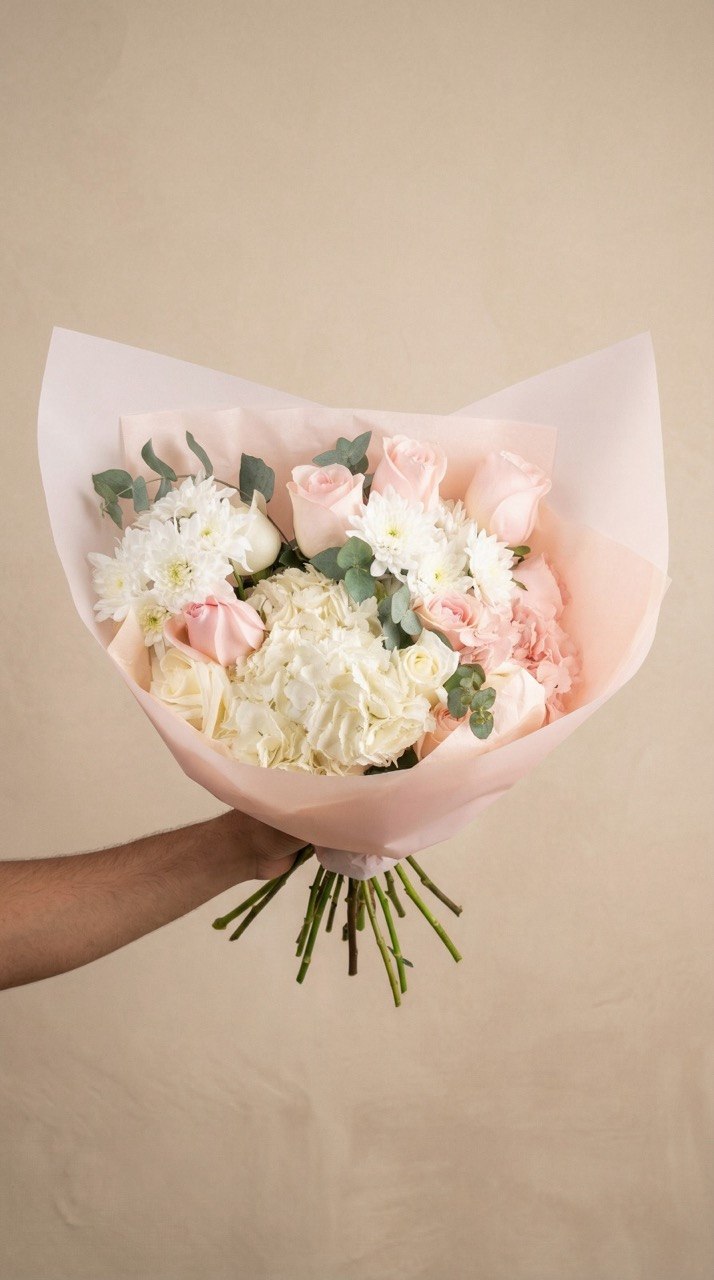 Buchet flori Light Pink