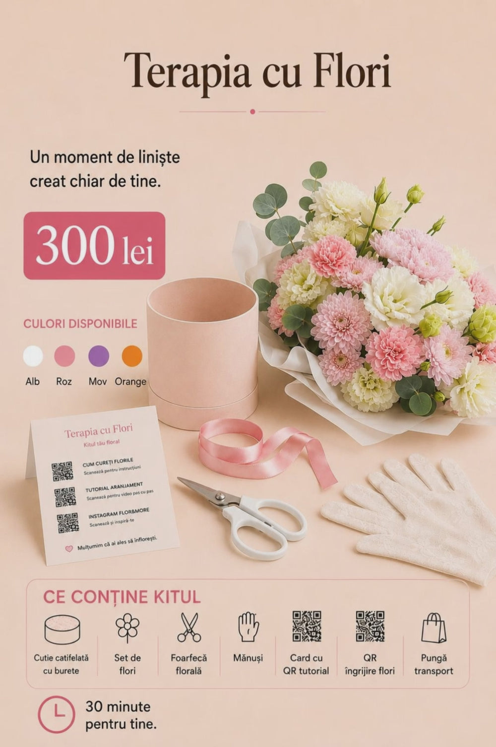 Atelier floral la tine acasă